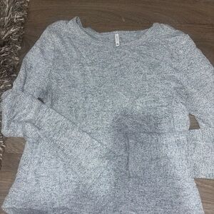 Z Supply Heather Gray Knit Top